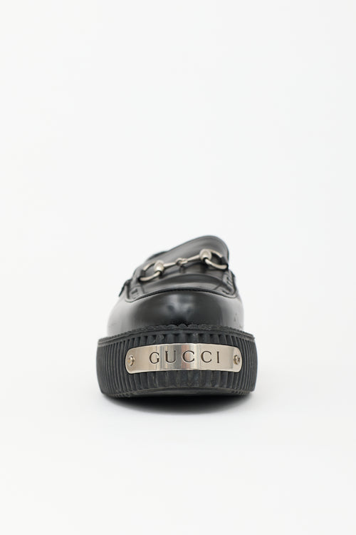 Gucci Leather Damien Platform Loafer