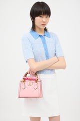 Gucci Leather Diana Small Tote Bag