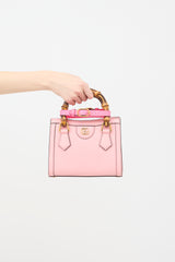 Gucci Leather Diana Small Tote Bag