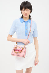 Gucci Leather Diana Small Tote Bag