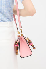 Gucci Leather Diana Small Tote Bag
