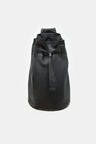 Gucci Leather Drawstring Bag