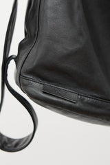 Gucci Leather Drawstring Bag