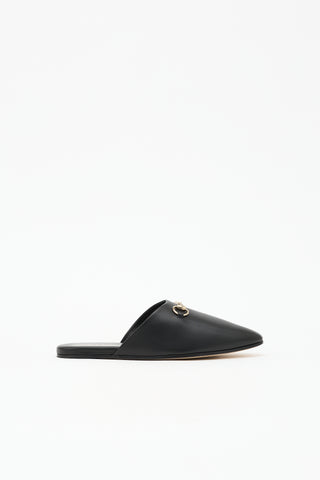 Gucci Leather Flat Mule