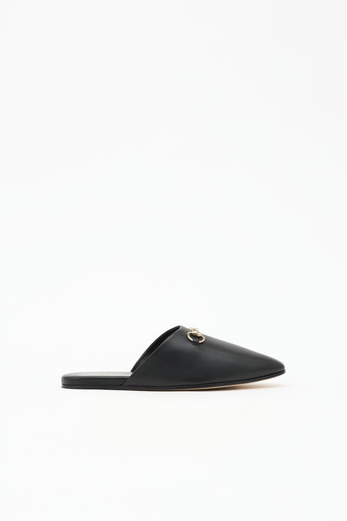 Gucci Leather Flat Mule