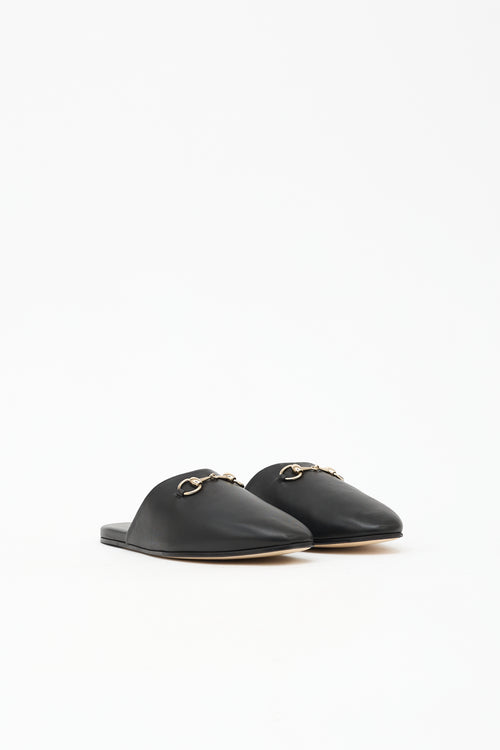Gucci Leather Flat Mule