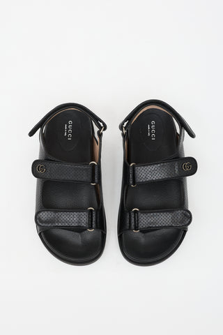 Gucci Leather GG Dad Sandal