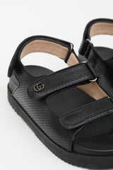 Gucci Leather GG Dad Sandal
