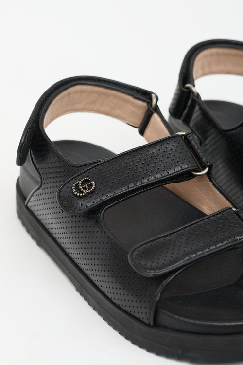 Gucci Leather GG Dad Sandal
