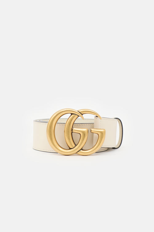 Gucci Leather GG Marmont Belt