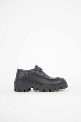 Gucci Leather GG Marmont Boot