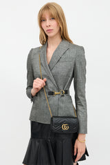 Gucci Leather GG Marmont Mini  Bag