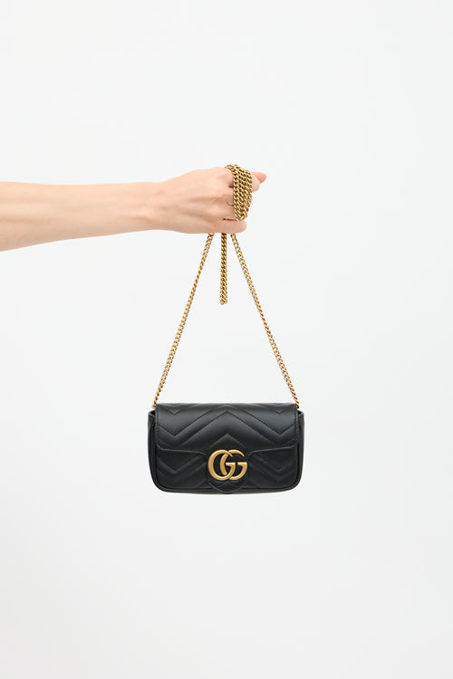 Gucci Leather GG Marmont Mini  Bag