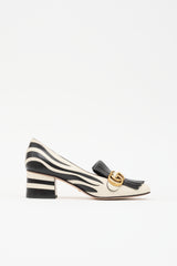 Gucci Leather GG Marmont Pump