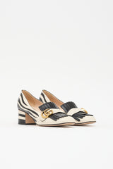 Gucci Leather GG Marmont Pump