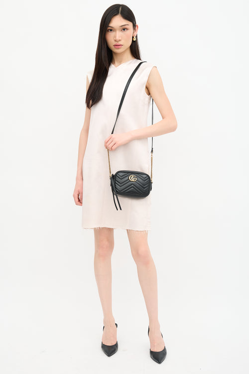 Gucci Leather GG Marmont Small Camera Bag
