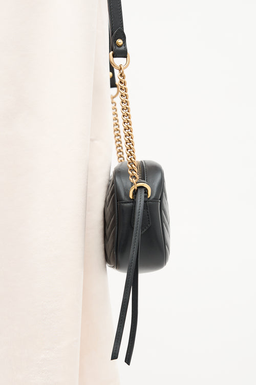 Gucci Leather GG Marmont Small Camera Bag