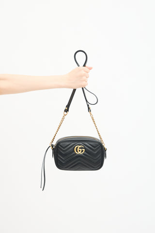 Gucci Leather GG Marmont Small Camera Bag