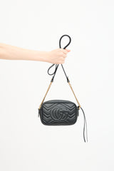 Gucci Leather GG Marmont Small Camera Bag