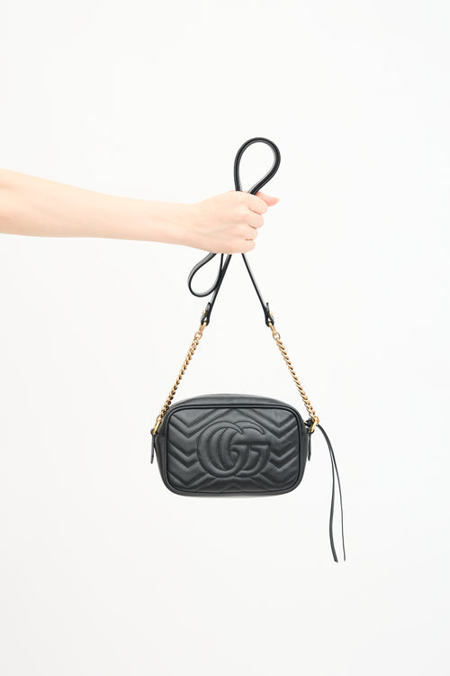 Gucci Leather GG Marmont Small Camera Bag