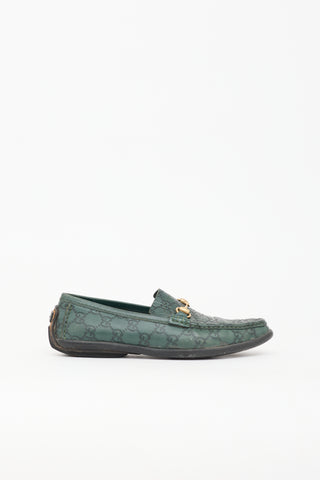 Gucci Leather Guccissima Driver Loafer
