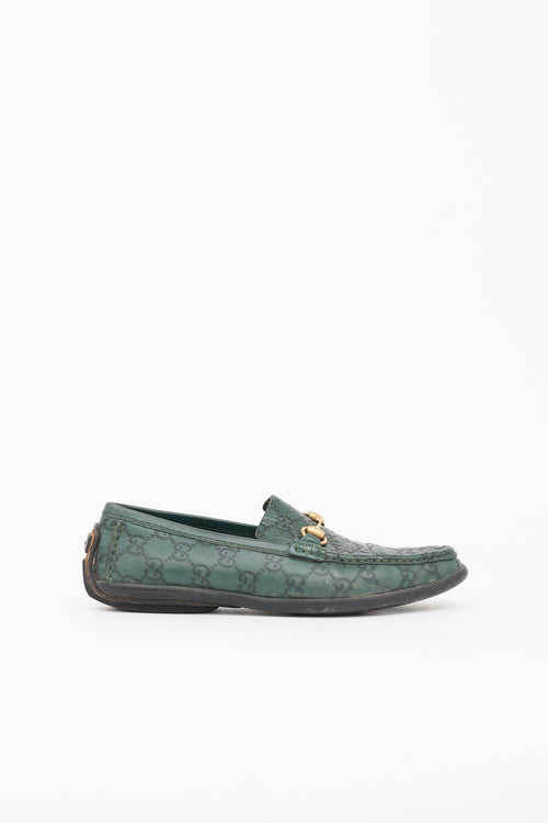 Gucci Leather Guccissima Driver Loafer