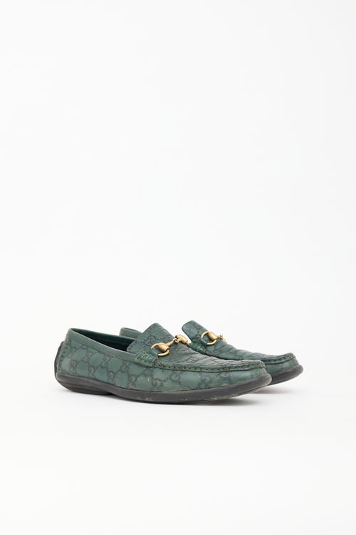 Gucci Leather Guccissima Driver Loafer