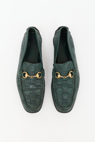 Gucci Leather Guccissima Driver Loafer