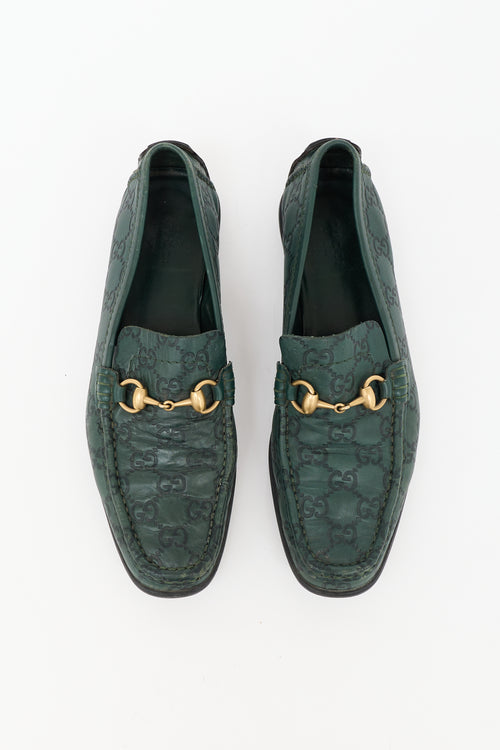 Gucci Leather Guccissima Driver Loafer