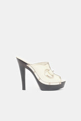 Gucci Leather Guccissima Mule