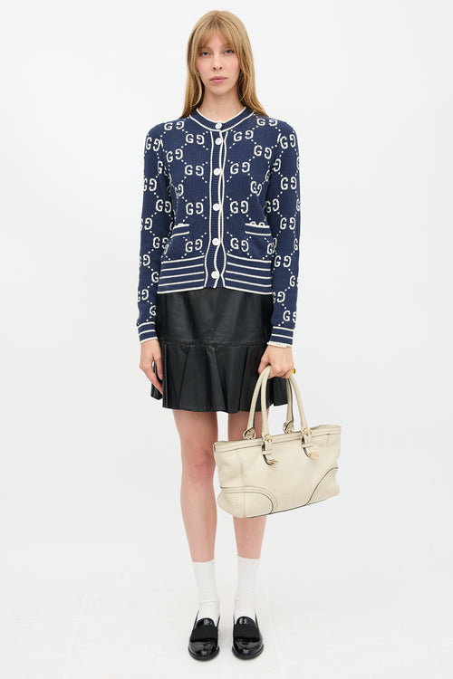 Gucci Leather Guccissima Signoria Bag