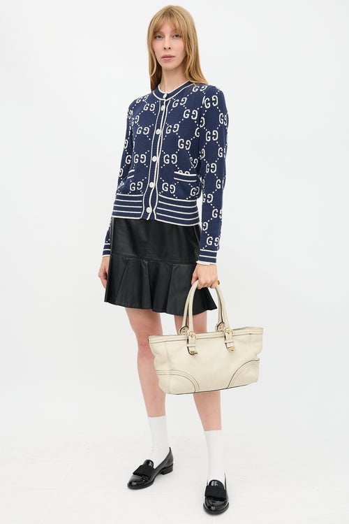 Gucci Leather Guccissima Signoria Bag