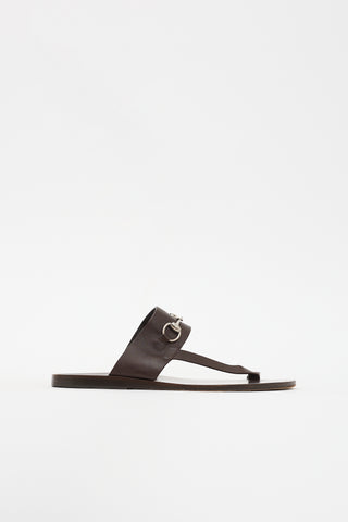 Gucci Leather Hardware Sandal