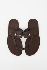 Gucci Leather Hardware Sandal