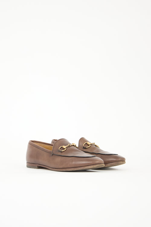 Gucci Leather Jordaan Loafer