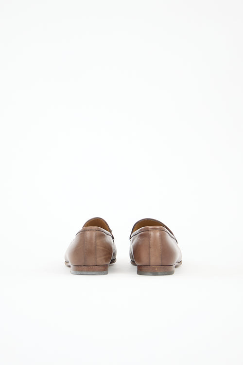 Gucci Leather Jordaan Loafer