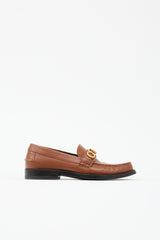 Gucci Leather Logo Loafer