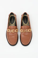 Gucci Leather Logo Loafer
