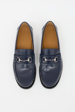 Gucci Leather Millennial Ribot Loafer