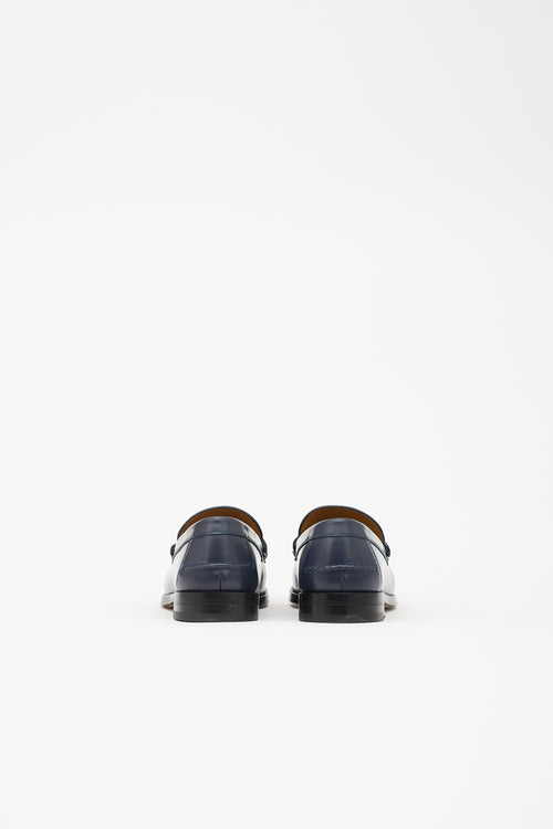 Gucci Leather Millennial Ribot Loafer