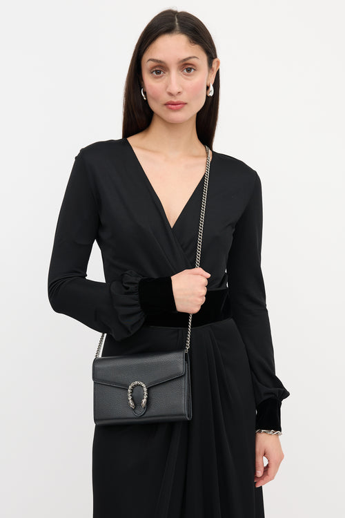 Gucci Leather Mini Dionysus Clutch Bag