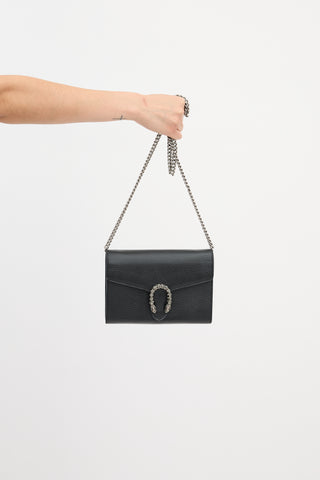 Gucci Leather Mini Dionysus Clutch Bag
