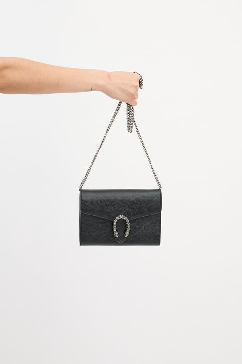 Gucci Leather Mini Dionysus Clutch Bag