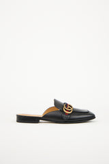 Gucci Leather Peyton GG Mule