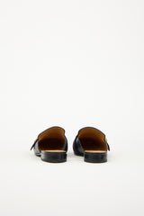 Gucci Leather Peyton GG Mule