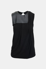 Gucci Leather Panelled Top