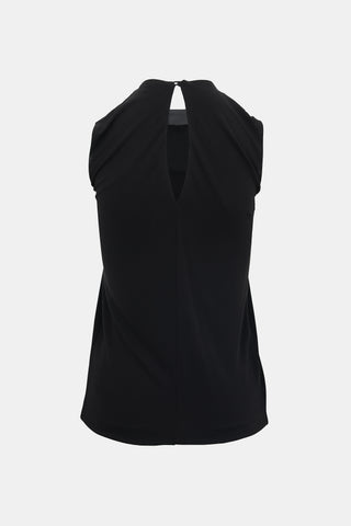 Gucci Leather Panelled Top