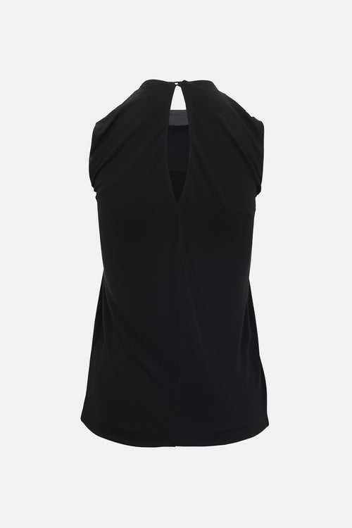Gucci Leather Panelled Top