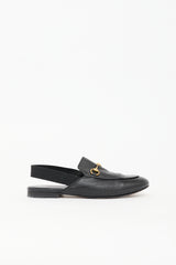 Gucci Leather Princetown Flat