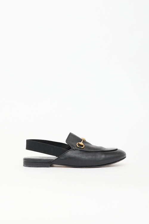 Gucci Leather Princetown Flat
